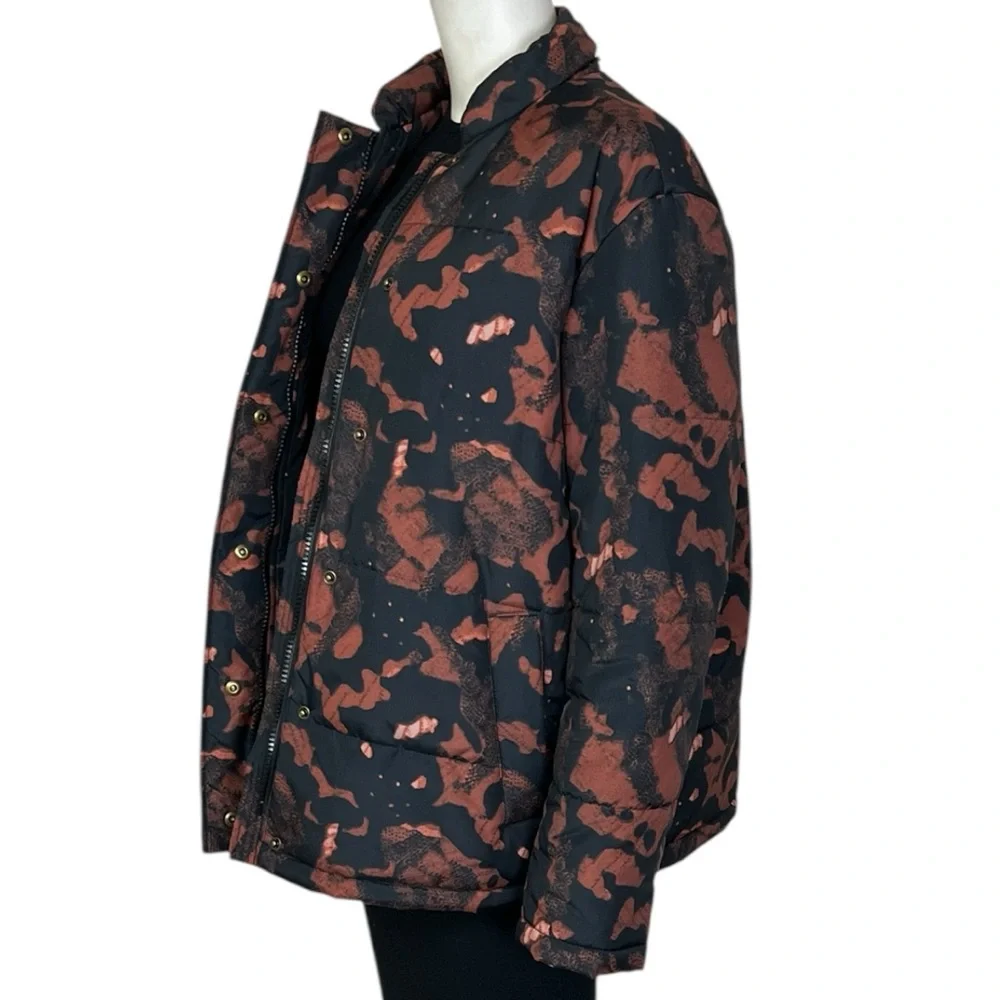 Peruvian Connection Mariposa Puffer Coat - sz Medium
